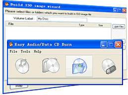 Easy Audio/Data CD/DVD Burner 1.3.7.7 software screenshot