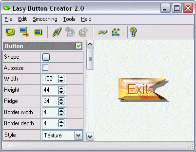 Easy Button Creator 2.4 software screenshot