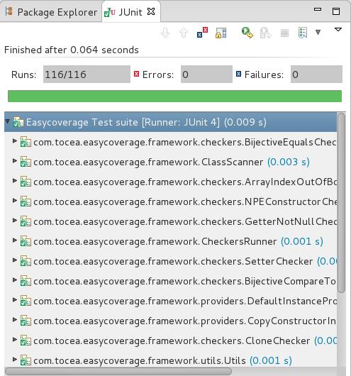 Easy Coverage for Java 2.3.1 Alpha software screenshot