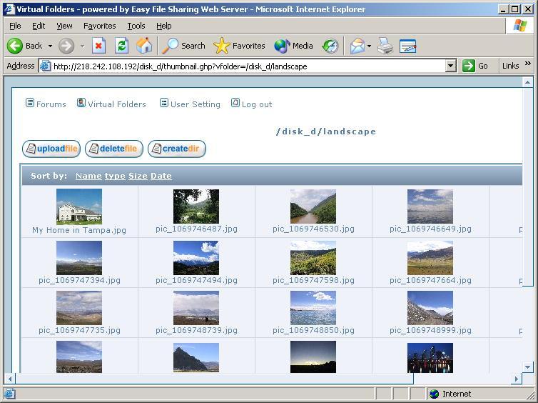 Easy File Sharing Web Server 7.0 software screenshot