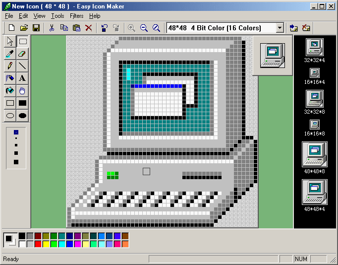 Easy Icon Maker 5.02 software screenshot