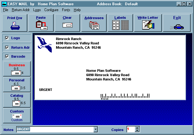 Easy Mail 3.1.66.1 software screenshot