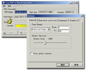 Easy PDF to Word Converter 2.0.3 software screenshot