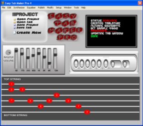 Easy Tab Maker Pro 4.31 software screenshot