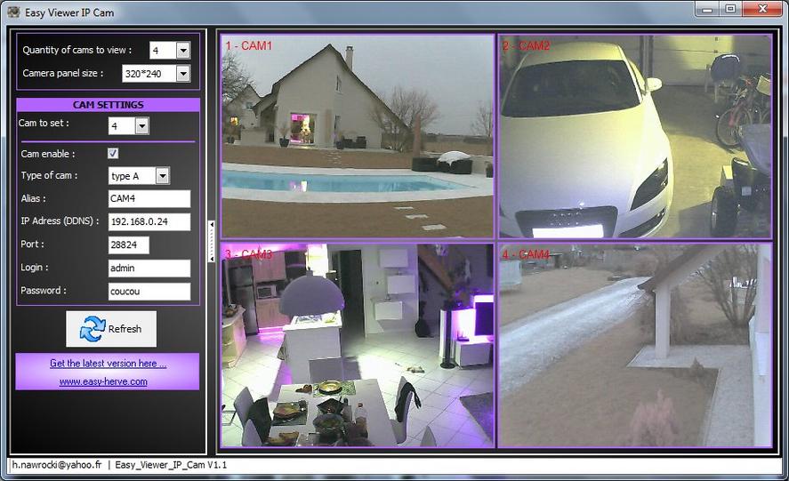 Easy Viewer IP Cam 3.2 software screenshot