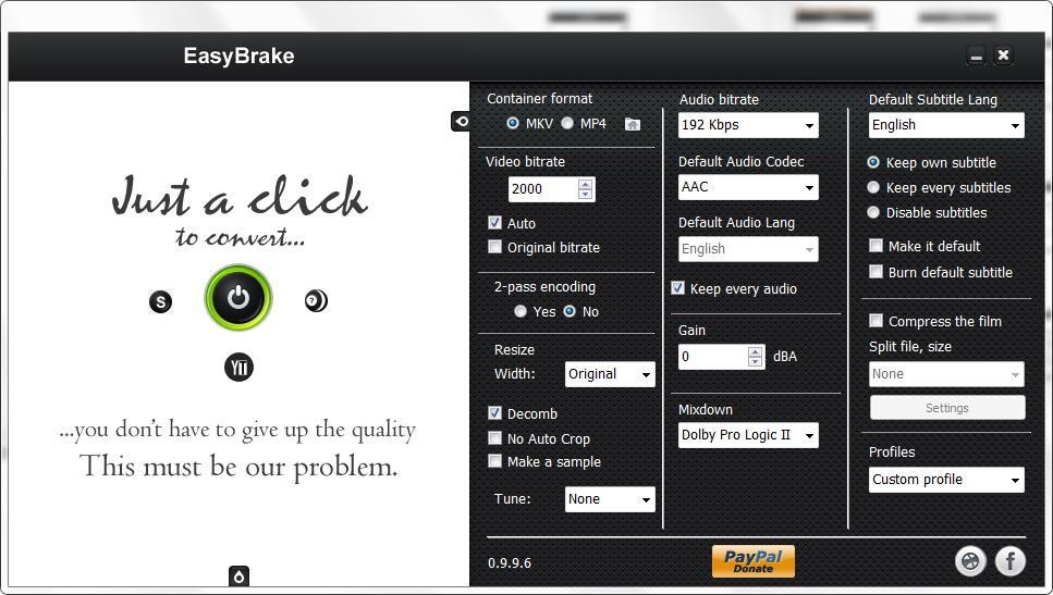 EasyBrake 1.0.3.0 software screenshot