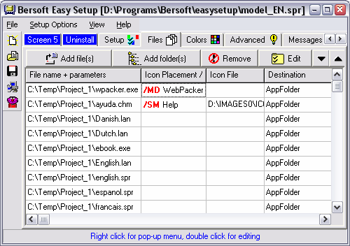 EasySetup 3.14 software screenshot