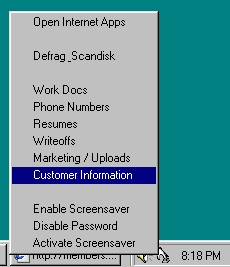EasyTray System Tray 3.04 software screenshot