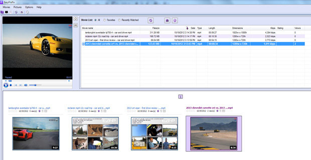 EazyFlixPix 3.7.5.0 software screenshot