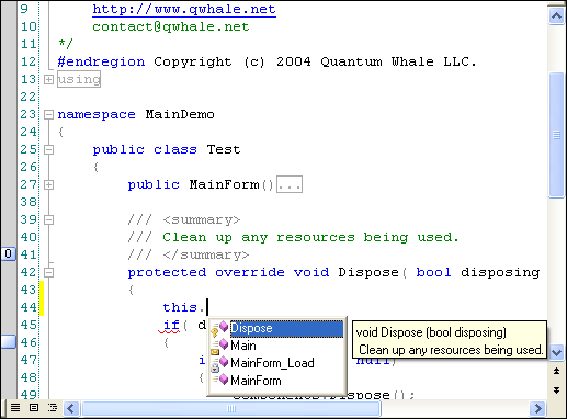 Editor.NET 2.2 software screenshot