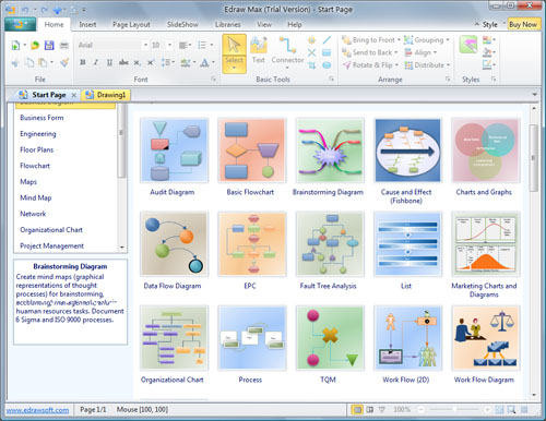 EDraw Max 8.4 software screenshot