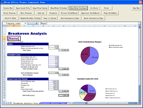 EDraw Office Viewer Component  8.0.0.526 software screenshot