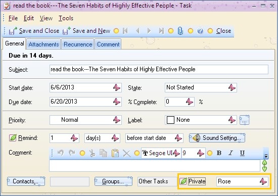Efficient To-Do List Network 5.22.528 software screenshot
