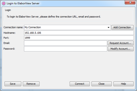 ElaborView 11.0 Build 20140109 software screenshot