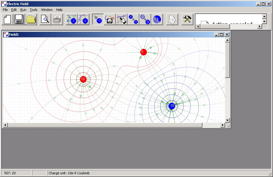 Electric Field 2.01 software screenshot