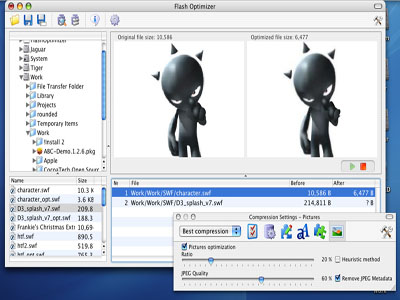 Eltima Flash Optimizer for Mac OS 2.0 software screenshot