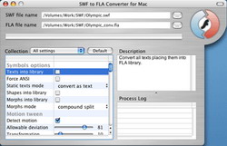 Eltima SWF to FLA Converter for MacOS 1.1 software screenshot