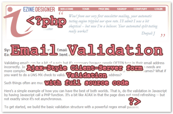 Email-Validation 120.288a software screenshot