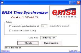 Emsa Time Synchronizer 1.0.58 software screenshot
