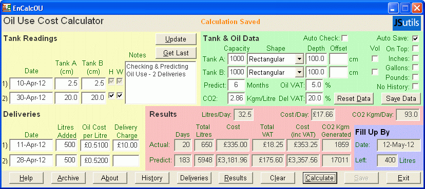 EnCalcOU 3.0 software screenshot