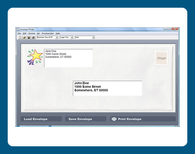 Envelope Printer 1.8 software screenshot