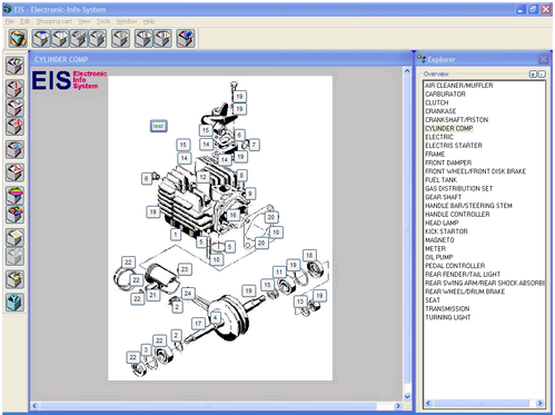 Ersatzteilkatalog, Spare Part Catalog 6.0.112 software screenshot