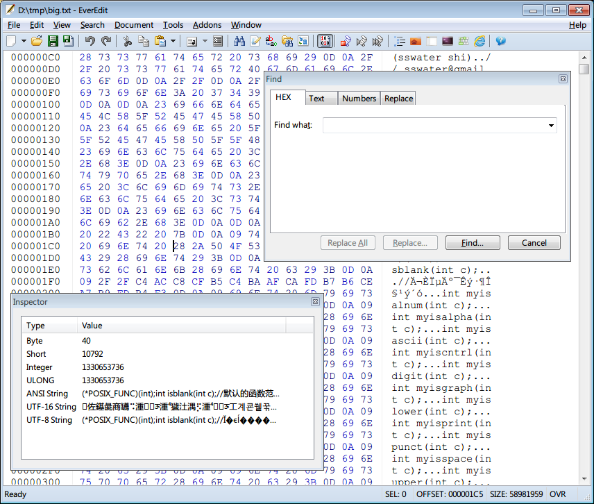 EverEdit 3.7.1(4198) software screenshot