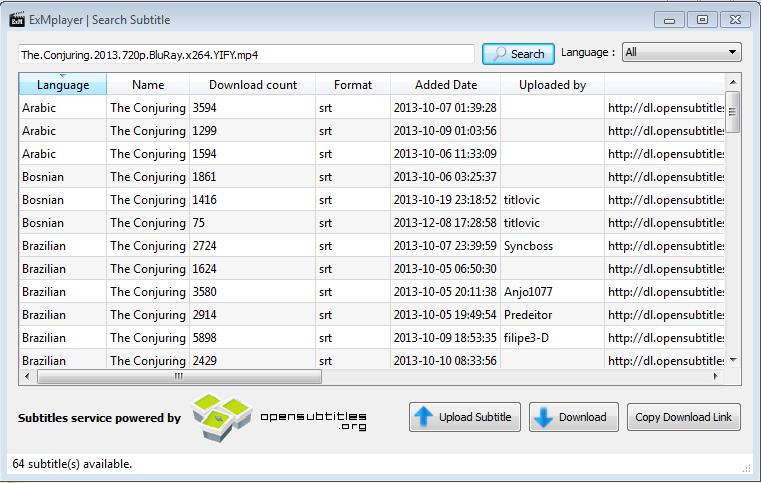 ExMplayer 4.0.0 software screenshot