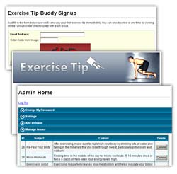 Exercise Tip Email Buddy 1.3 software screenshot