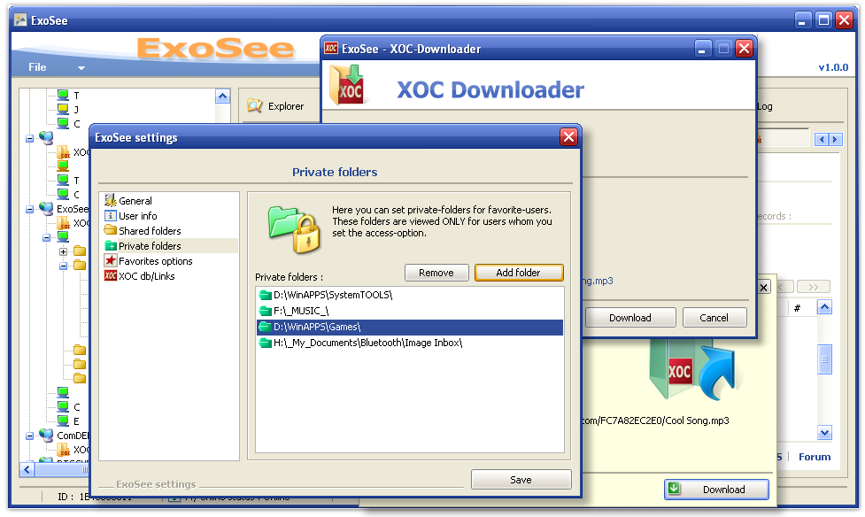 ExoSee 1.0 software screenshot