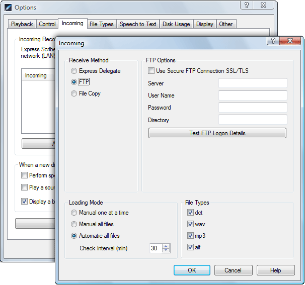 Express Scribe Transcription Software Pro 5.89 Beta software screenshot