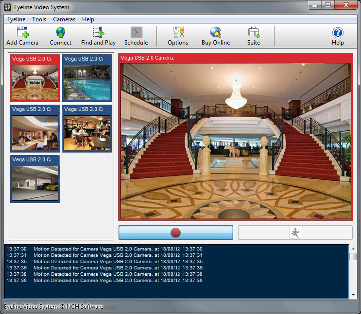 Eyeline Video System 2.06 software screenshot