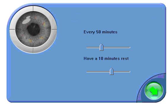 Eyes Care 1.0 software screenshot