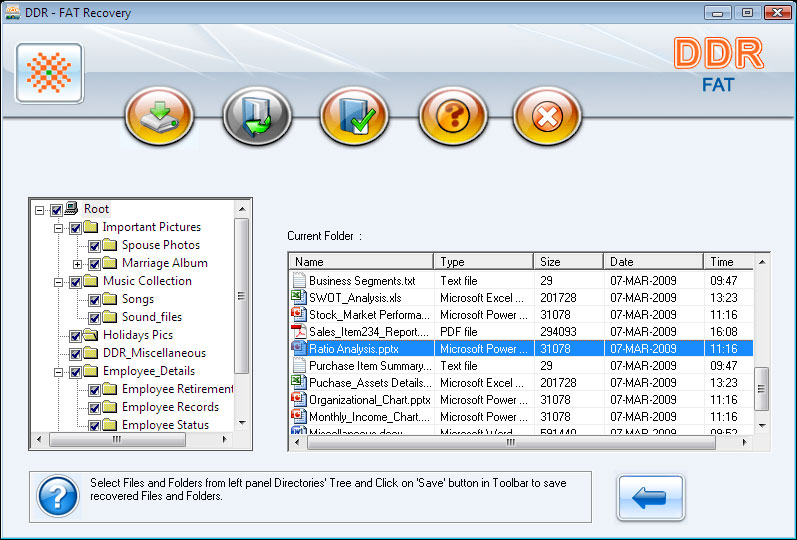 FAT Partition Data Recovery Software 3.0.1.5 software screenshot