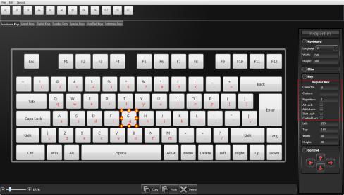 MindFusion Virtual Keyboard for WinForms (formerly FPS Virtual Keyboard for Windows Forms) 4.4 software screenshot