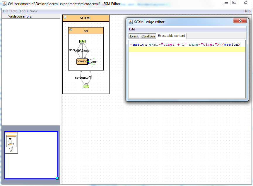 FSM Editor Revision 186 software screenshot
