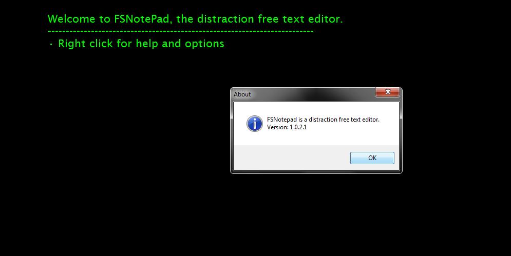 FSNotePad 1.0.2.1 software screenshot