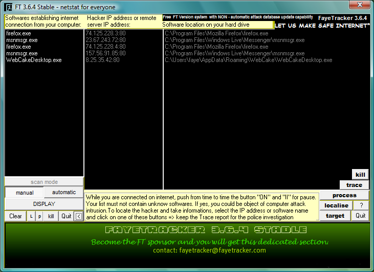 FT 3.6.4 software screenshot