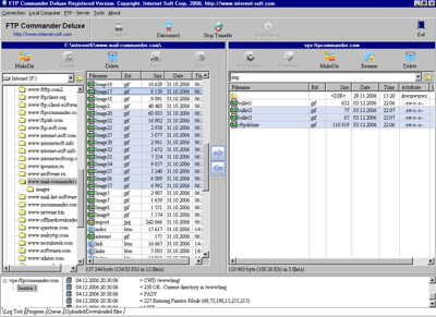 FTP Commander Deluxe 9.21 software screenshot