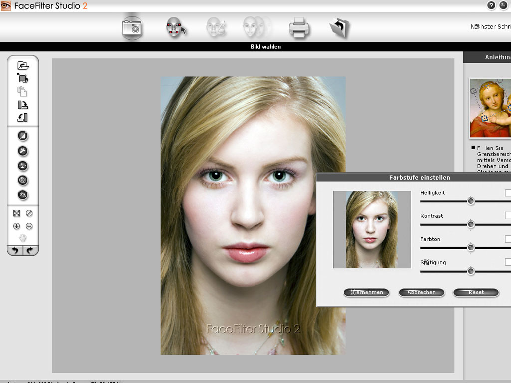 FaceFilter (formerly FaceFilter Studio) 3.01.1311.1 software screenshot