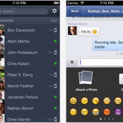 Facebook Messenger 1.0.0 Alpha 2 software screenshot