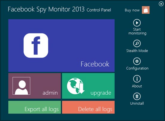 Facebook Spy Monitor 2.33.0 software screenshot