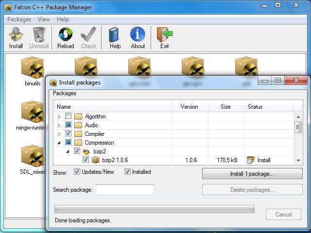 Falcon C++ 3.3.0.0 software screenshot
