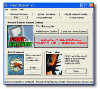 Fast Eraser 2.75 software screenshot