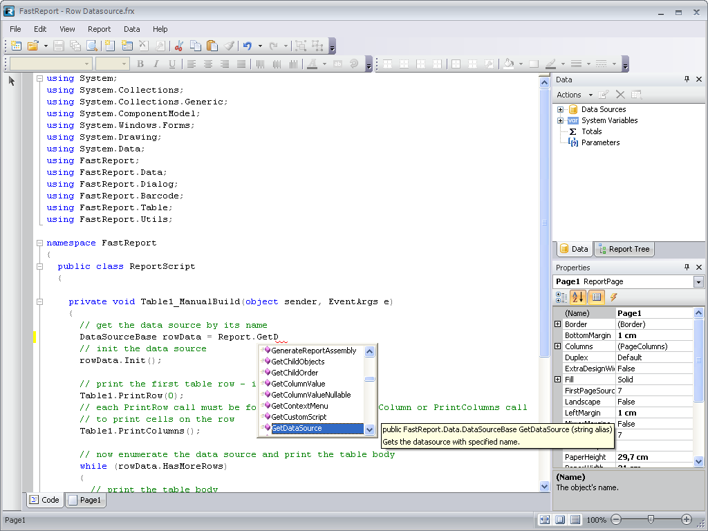 FastReport.Mono 2014.1.14 software screenshot
