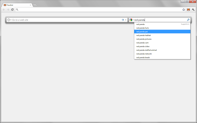 Fauxbar 1.4.0 software screenshot
