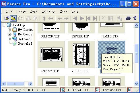 FaxSee Pro 3.00.908 software screenshot