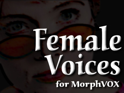Female Voices - MorphVOX Add-on 1.4.2 software screenshot