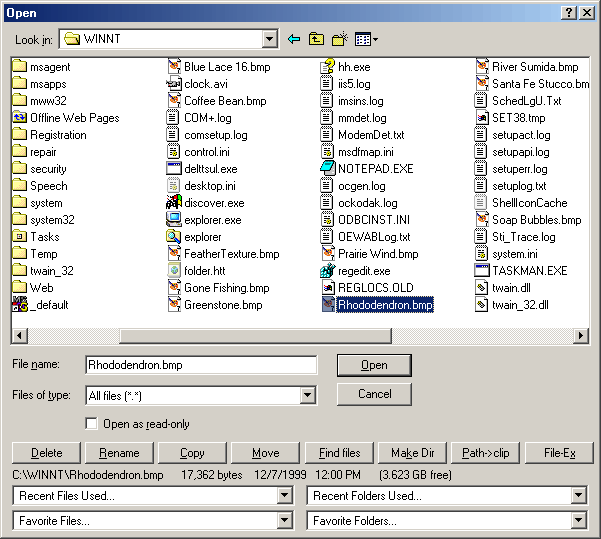 File-Ex 3.0 software screenshot