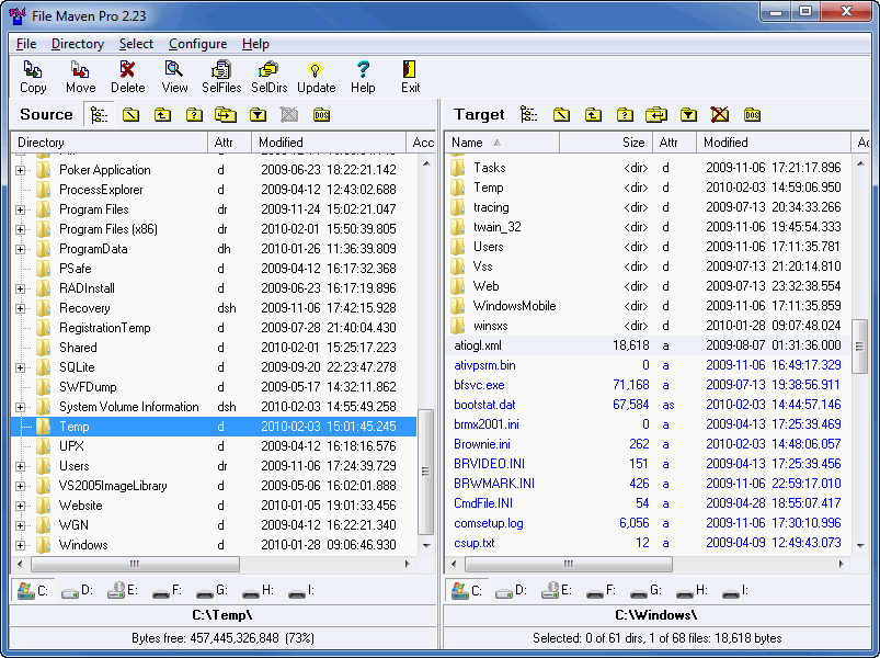 File Maven Pro 2.34 software screenshot